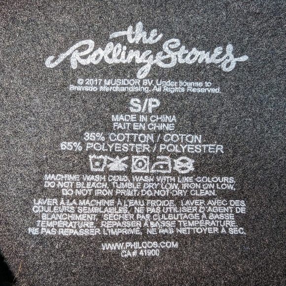 The Rolling 😛 Stones Crop Top Hoodie - Picture 8 of 9